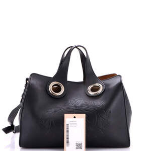 Burberry Crest Grommet Tote Embossed #259563B82B